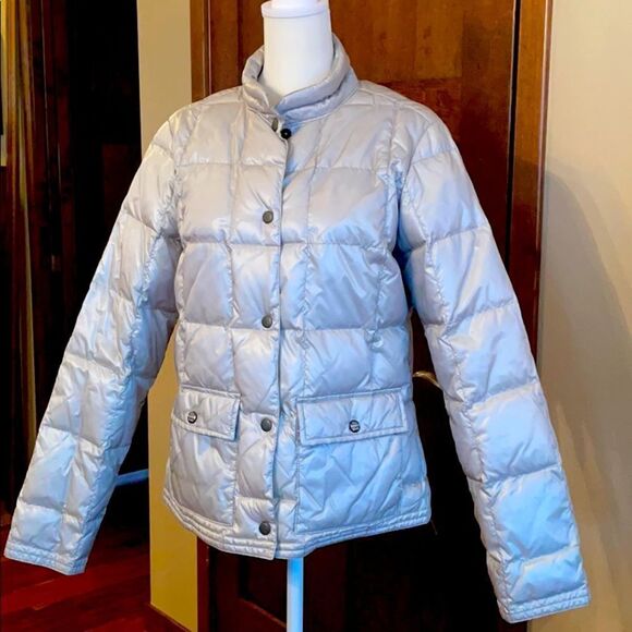 Vintage Eddie Bauer Seattle Down Snap Front Jacket - Picture 1 of 5